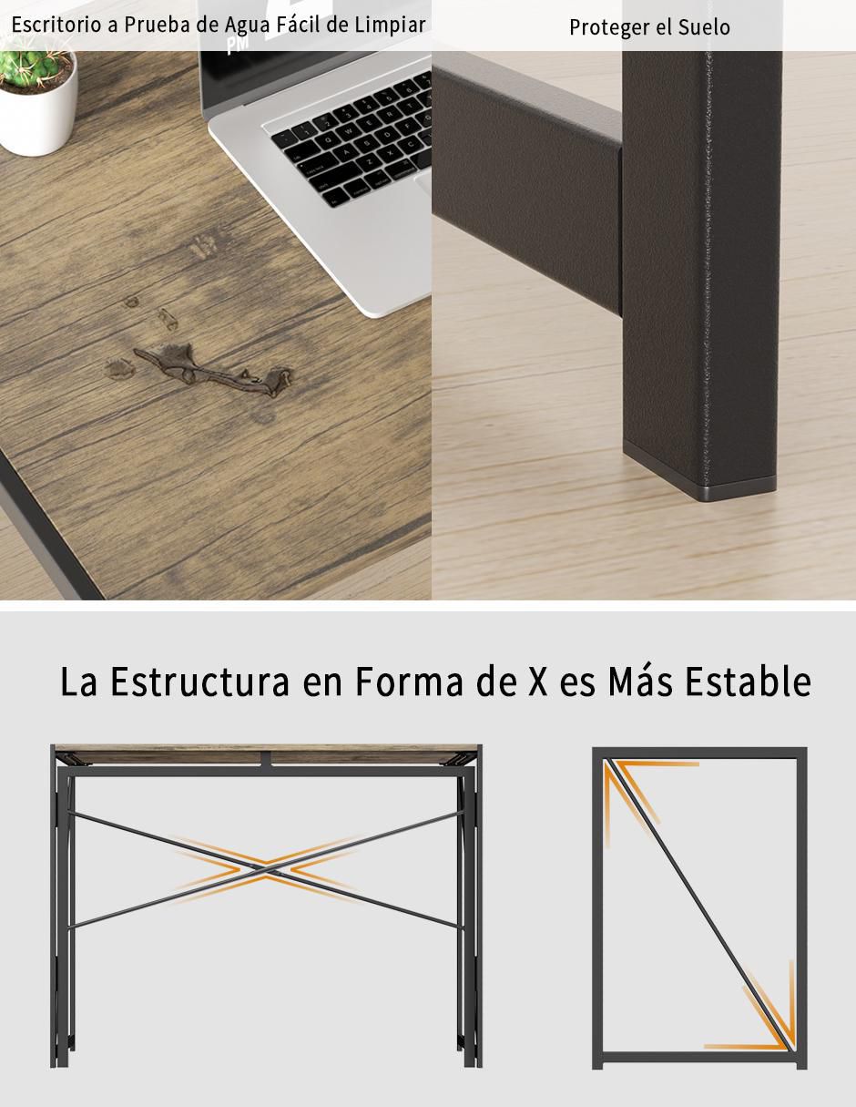 Escritorio Harper Bk de MDF 7