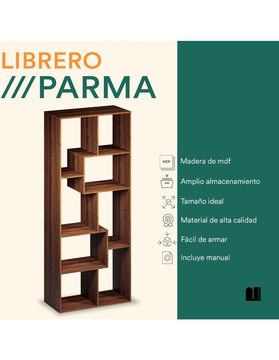 Librero Parma de MDF 2