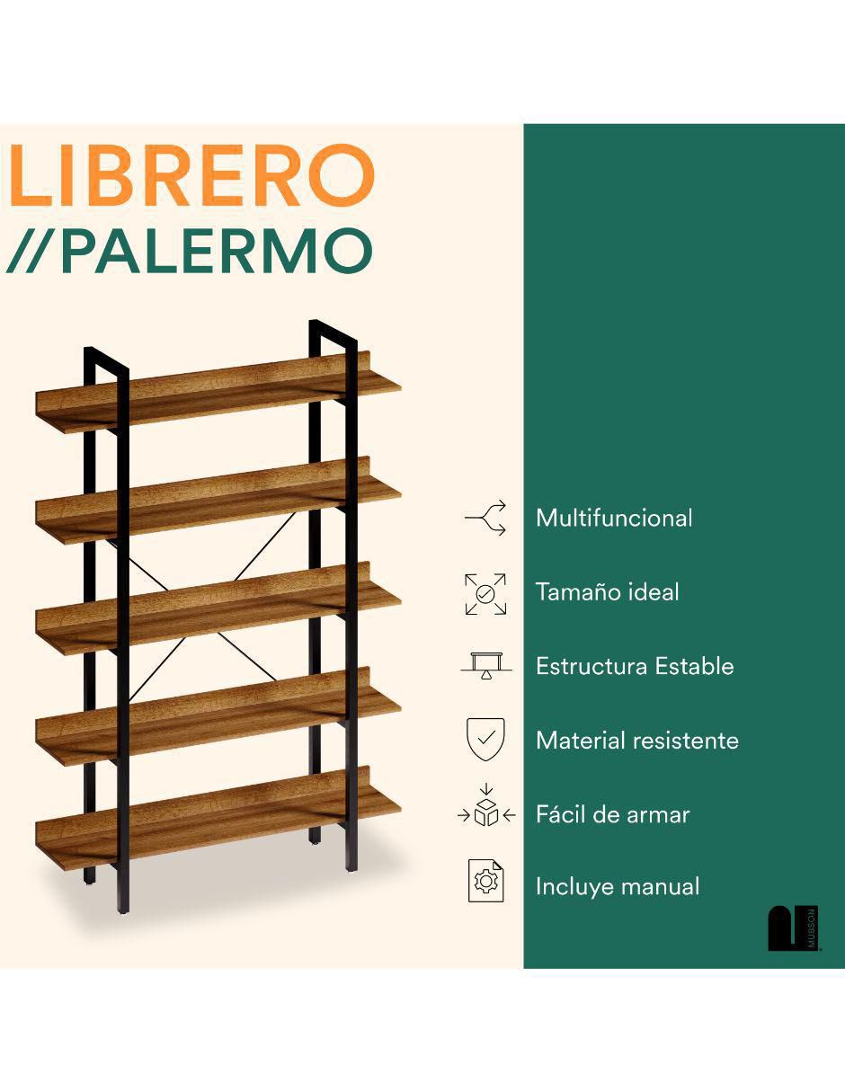 Librero Palermo de MDF 2