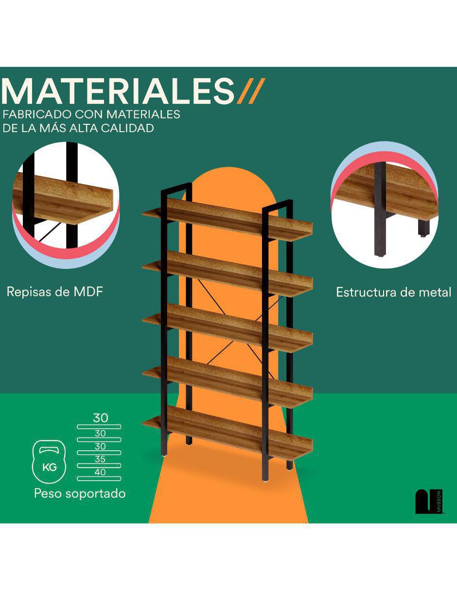 Librero Palermo de MDF 3