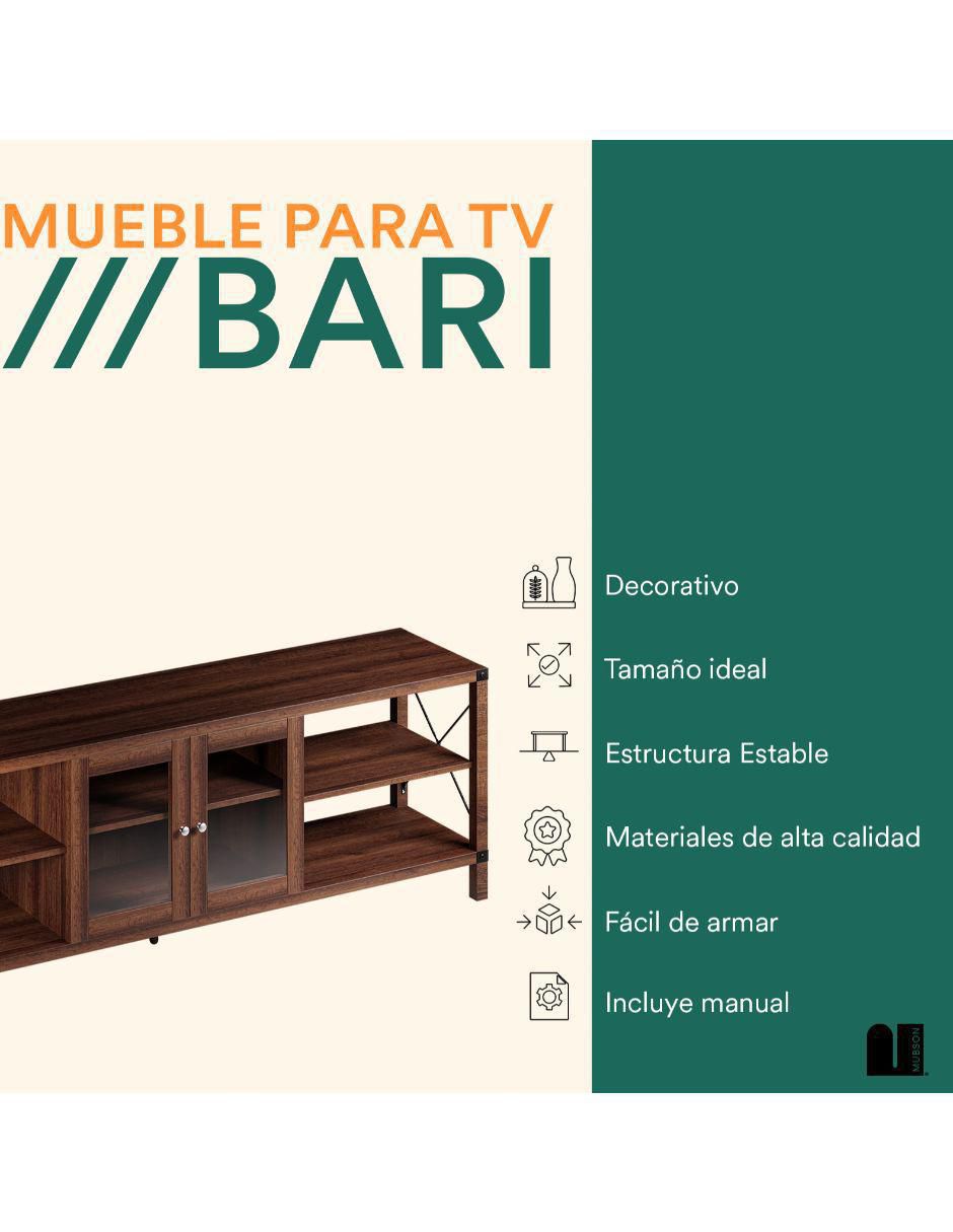 Mueble de tv Bari de MDF 2