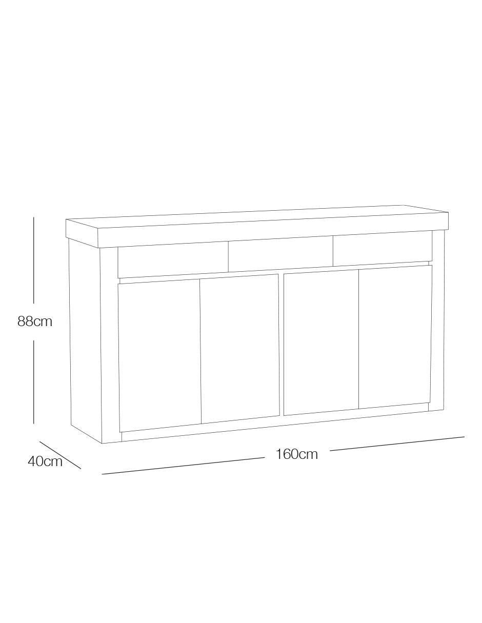 Gabinete Anka de madera 2