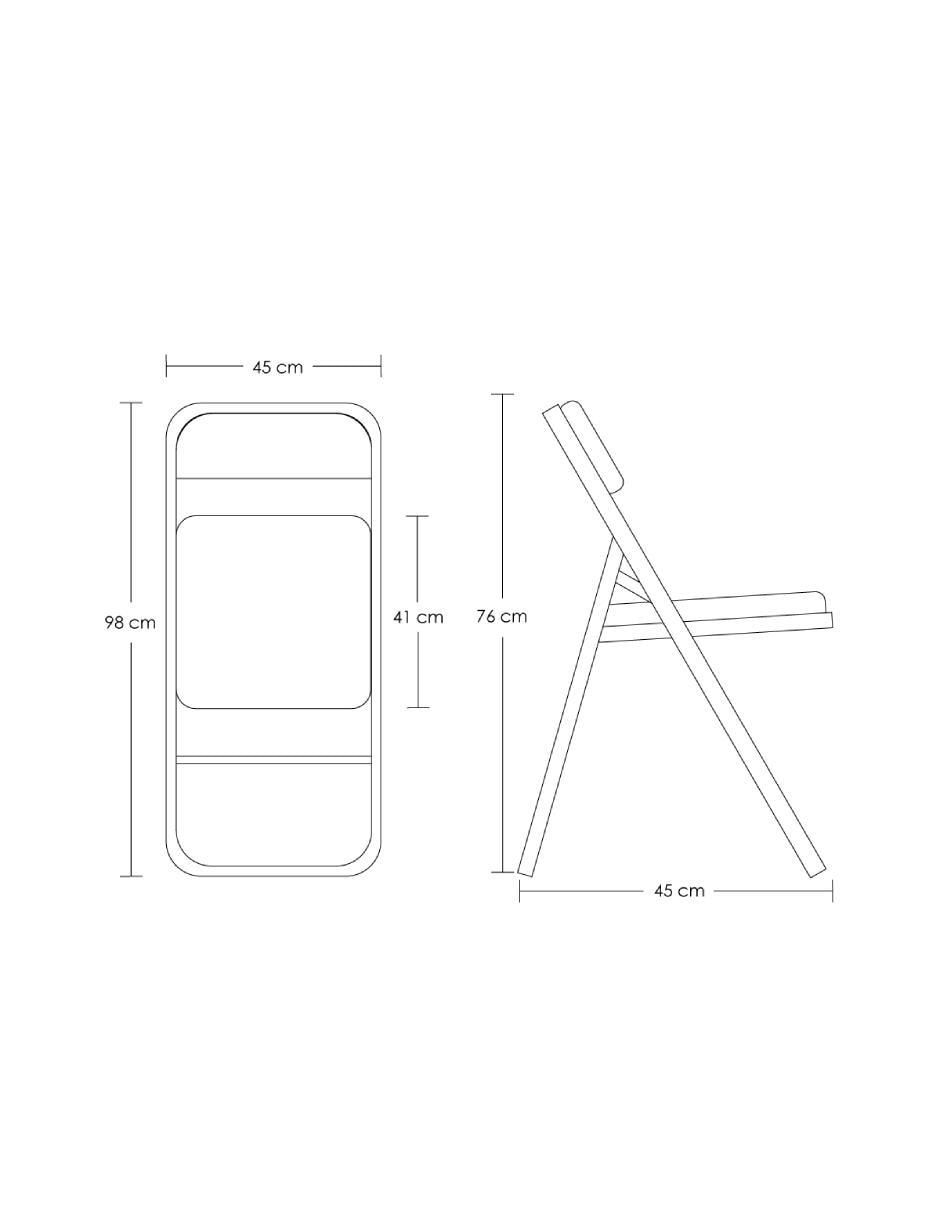 Silla plegable de metal 8