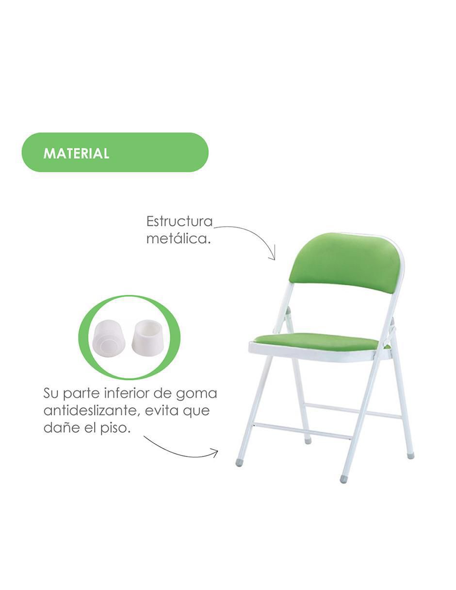Silla plegable de metal 7