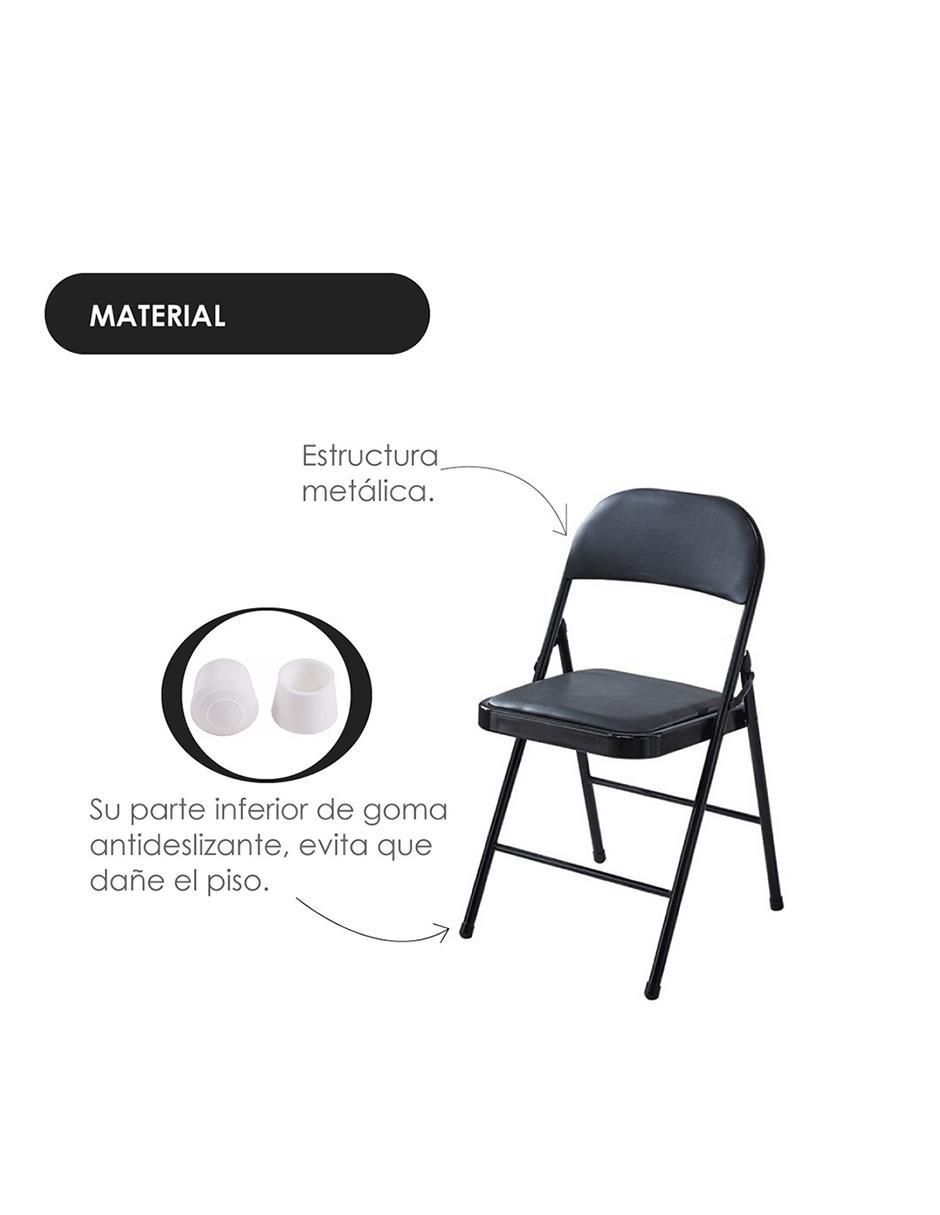 Silla plegable 1 "piezas" sin familia ilios innova "de" metal adulto