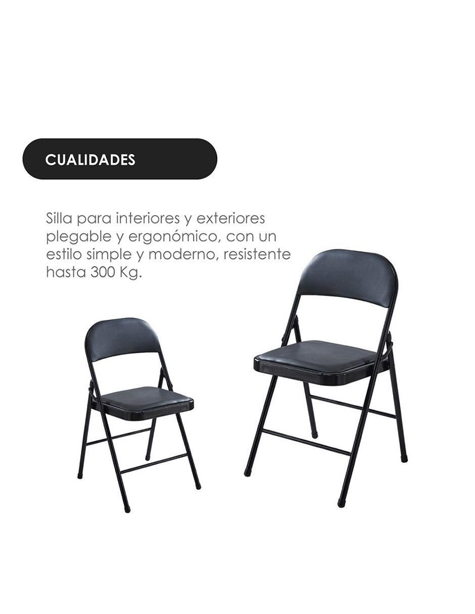 Silla plegable 1 "piezas" sin familia ilios innova "de" metal adulto