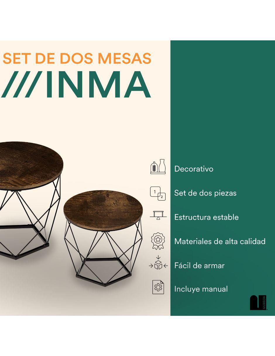 Juegos de mesas para sala de mdf 6