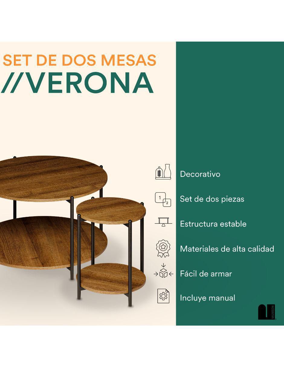 Juegos de mesas para sala de mdf 2