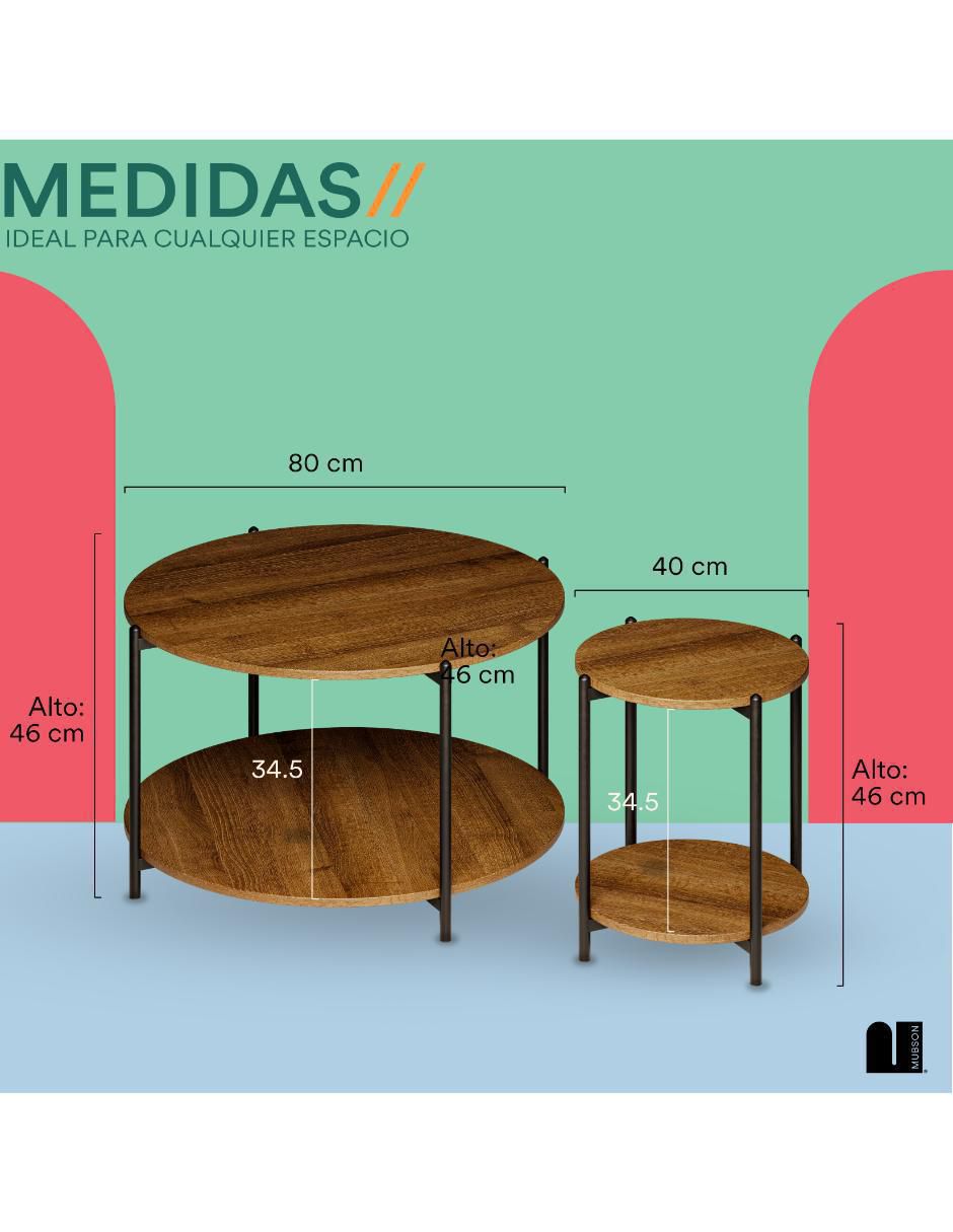 Juegos de mesas para sala de mdf 7