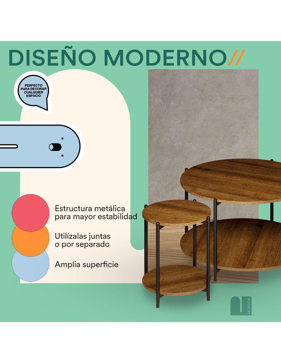 Juegos de mesas para sala de mdf 4