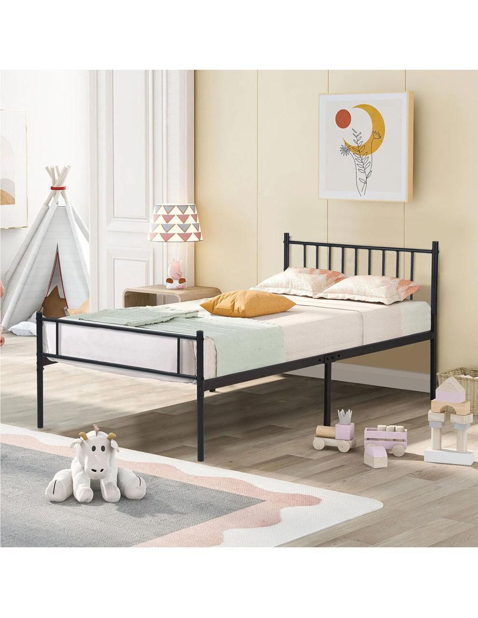 Base para cama armable Kessie de metal individual 2