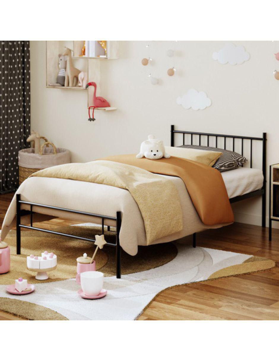 Base para cama armable Kessie de metal individual 7