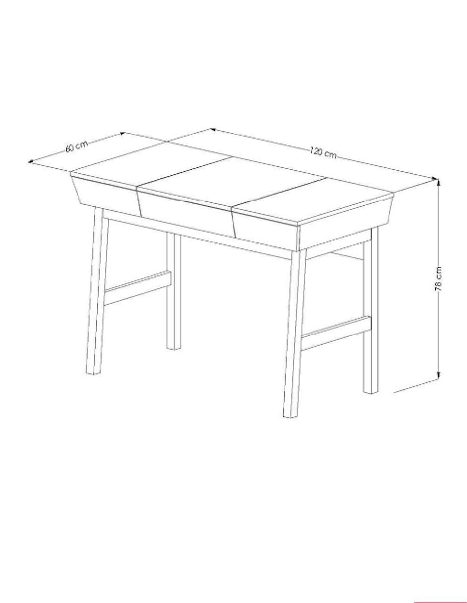 Escritorio Espresso de madera 16