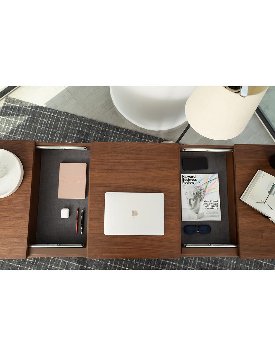 Escritorio Espresso de madera 5