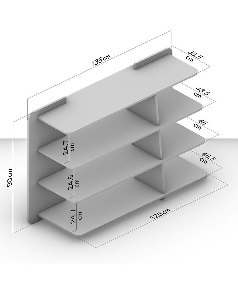 Librero Pietra de MDF