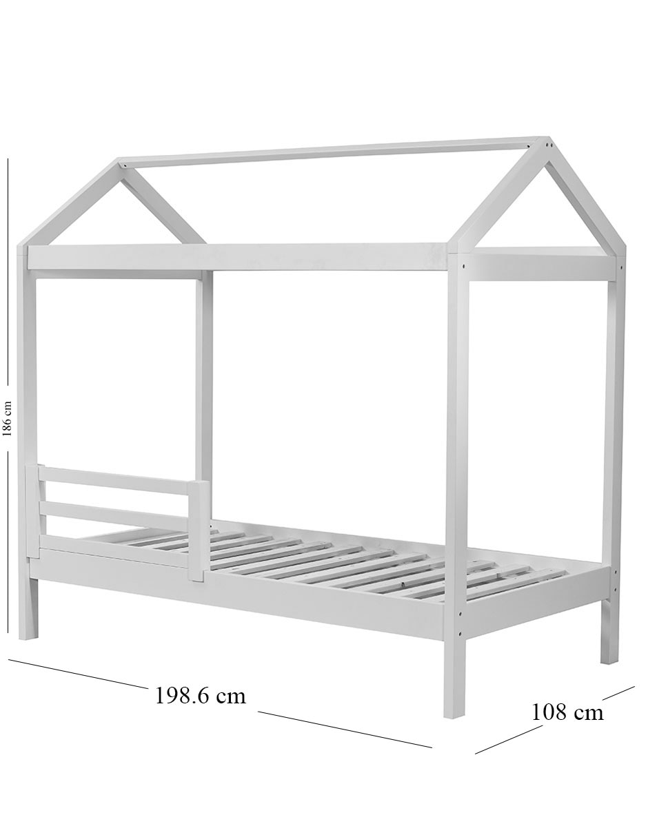 Cama Mindy de MDF individual 10