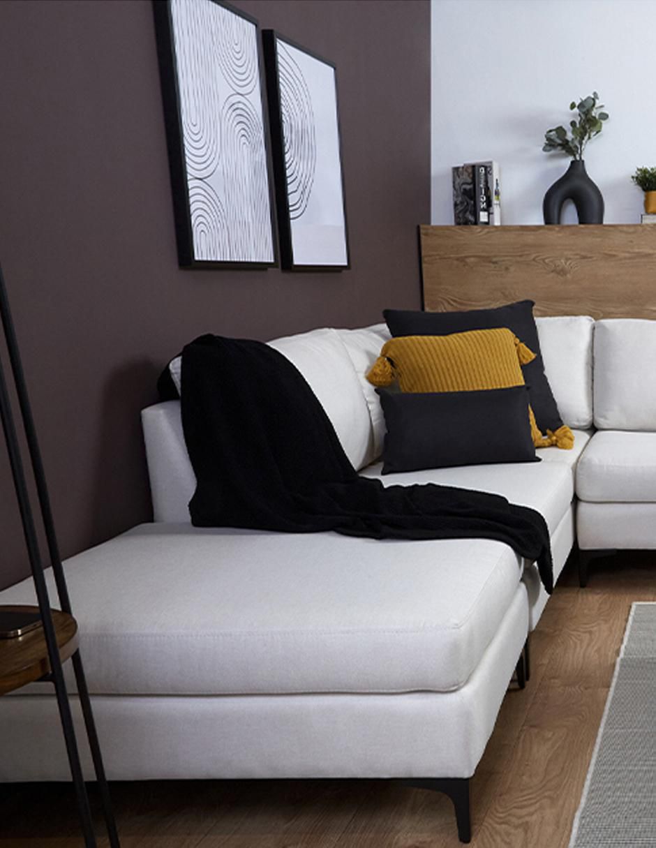 Chaise lounge dererecho Kama de poliéster 9