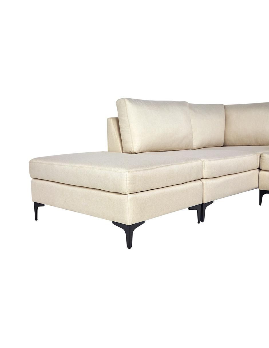 Chaise lounge izquierdo Kama de poliéster 8
