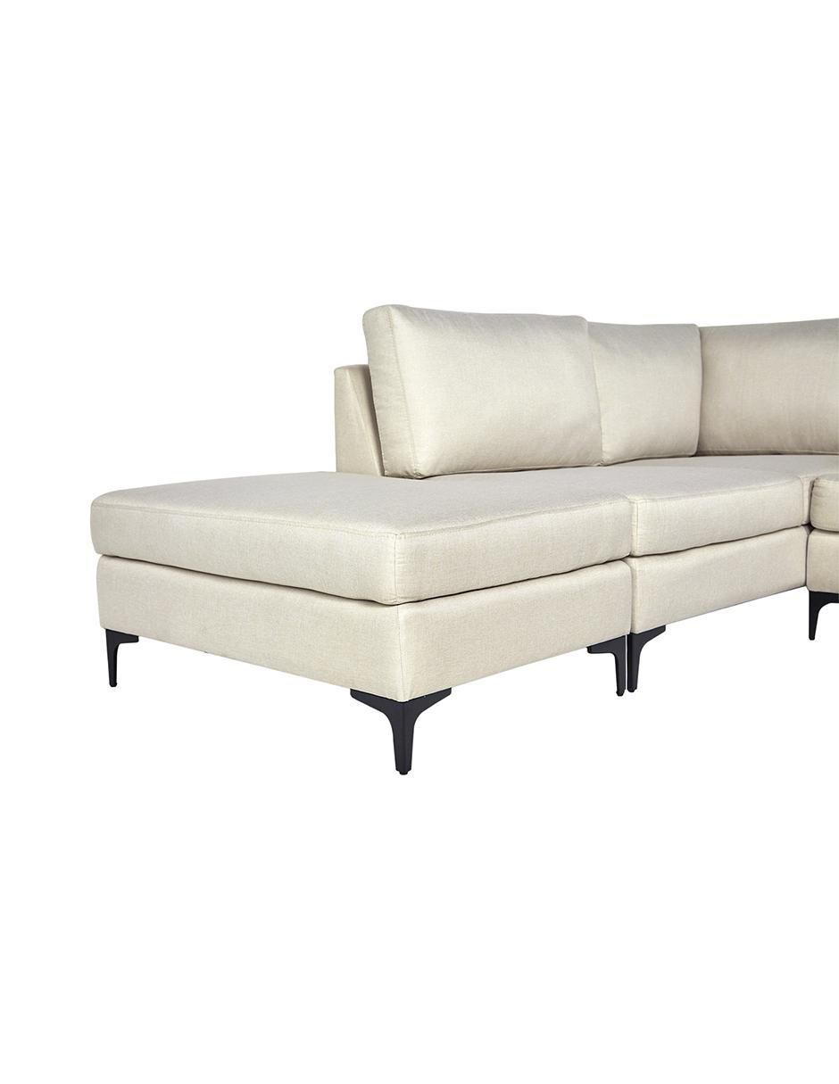 Chaise lounge izquierdo Kama de poliéster 9