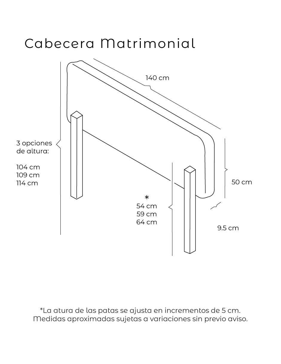 Cabecera Catania de madera pino 6