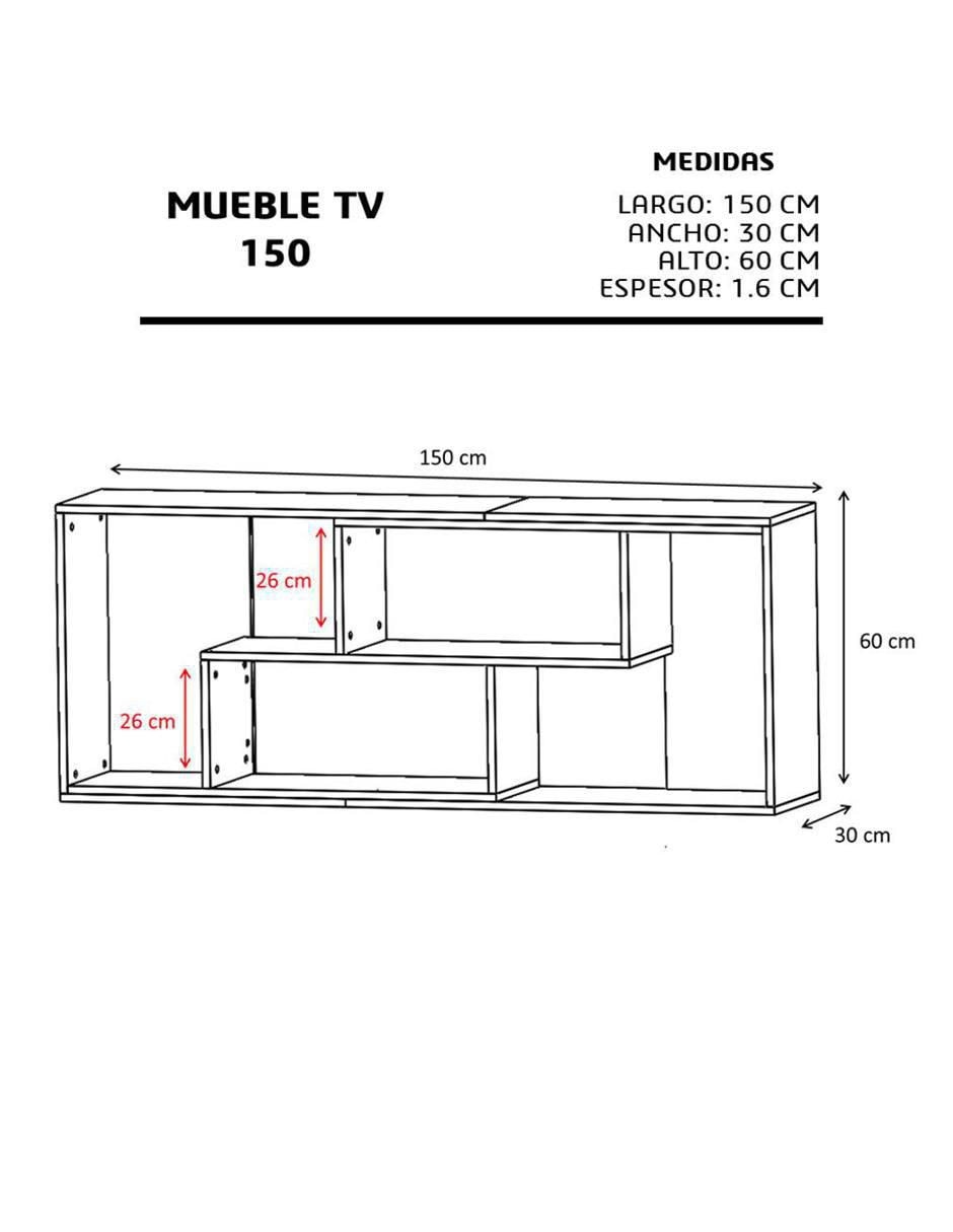 Mueble de tv de MDF 5