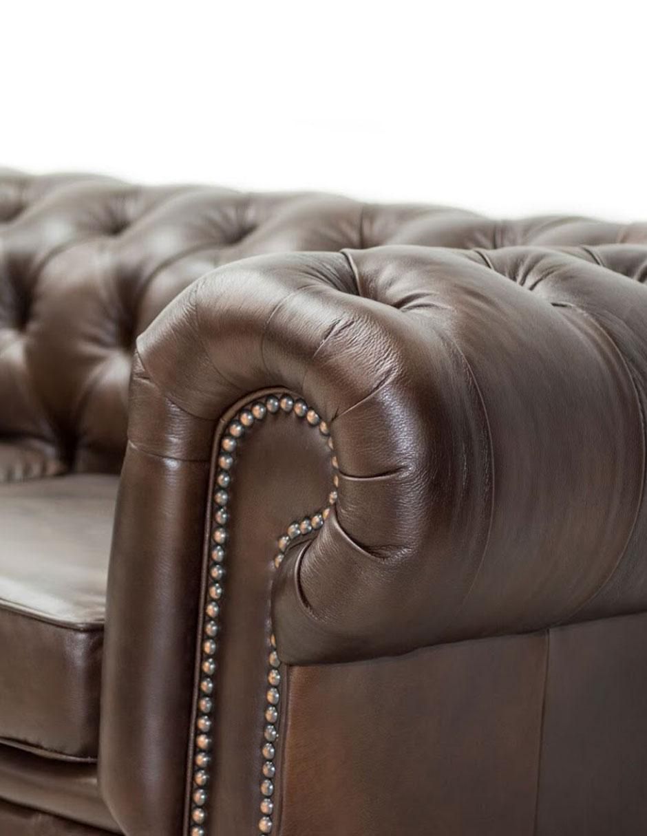 Sofá Chesterfield de piel 4