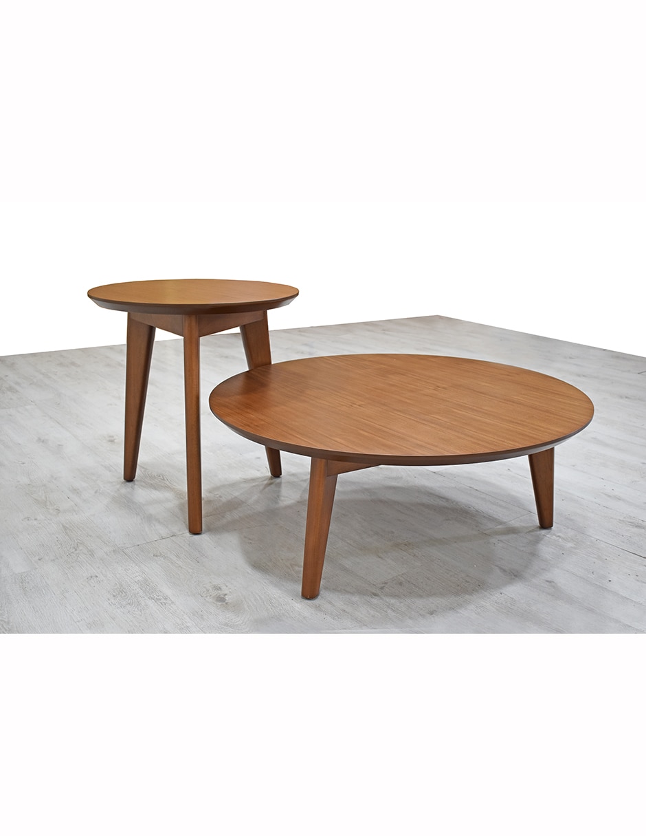 Mesa lateral Stone de madera nogal 7