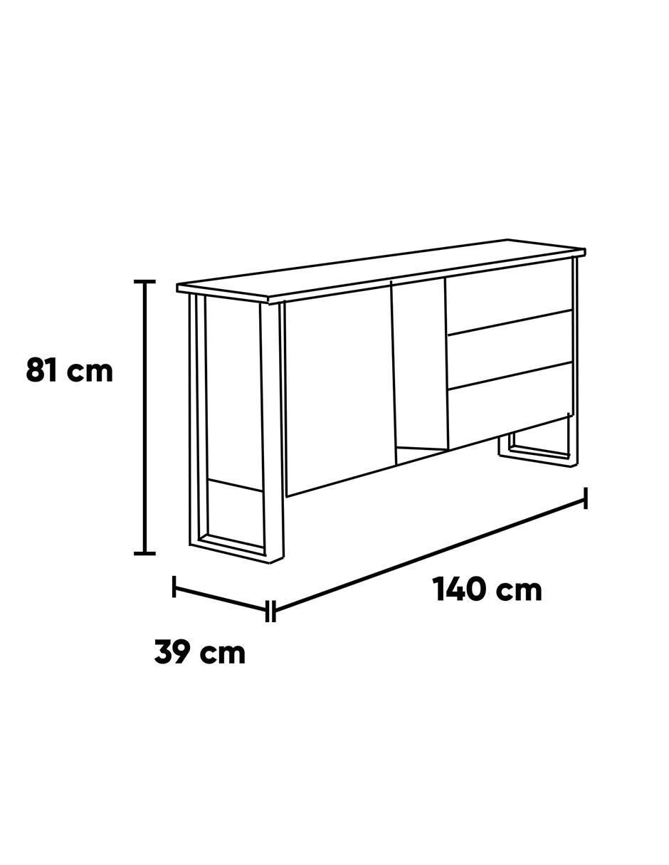 Bufetero Arabia de madera 5