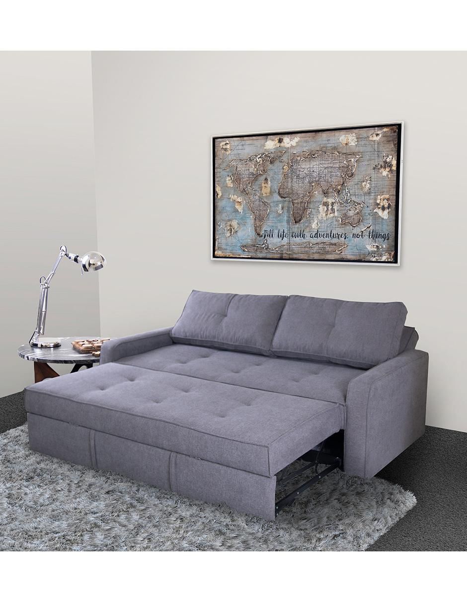Sofá cama Manne Queen de chenille 8