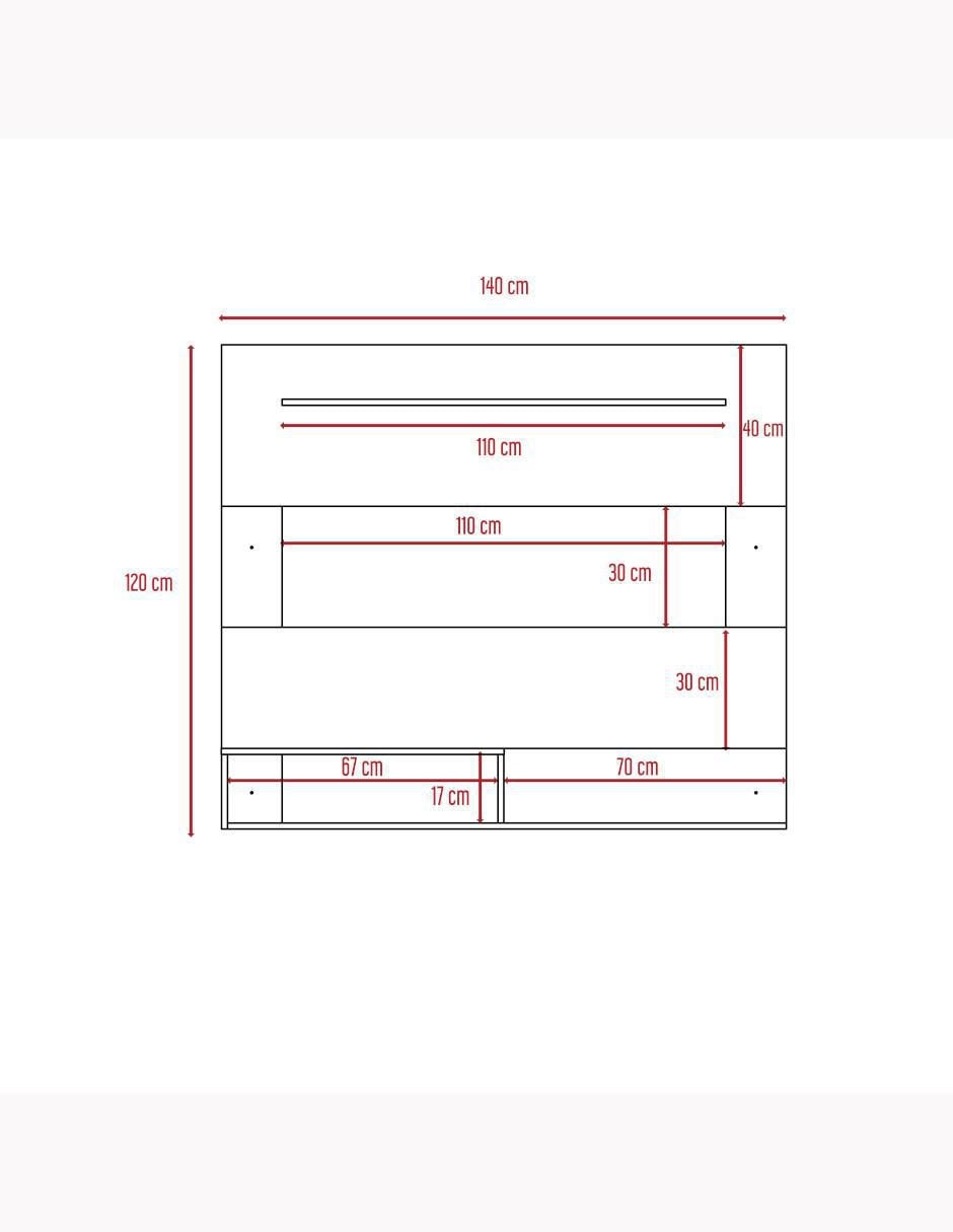Mueble de tv Beijing de melamina 6