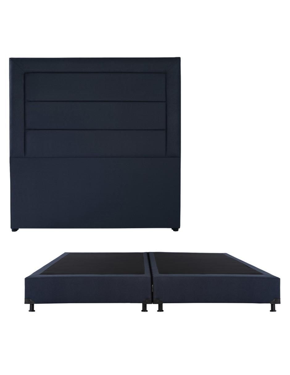 Cama Blend con Box de madera 1