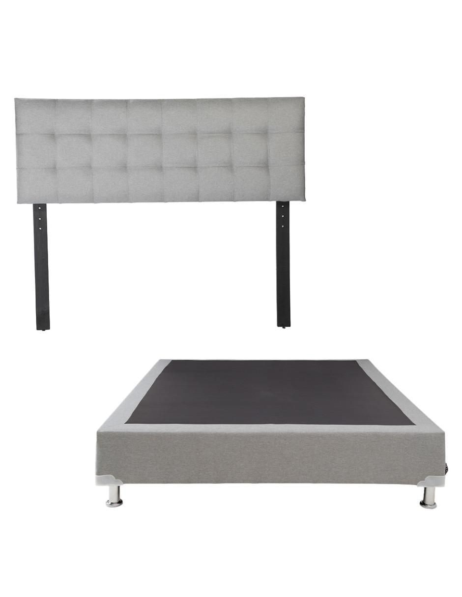 Cama Catania con Box de madera