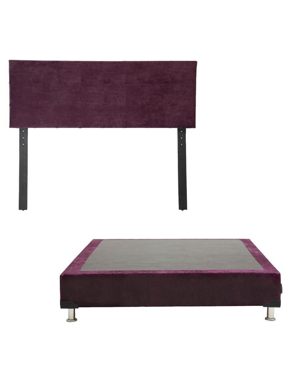 Cama Catania con Box de madera Cama Catania con Box de madera