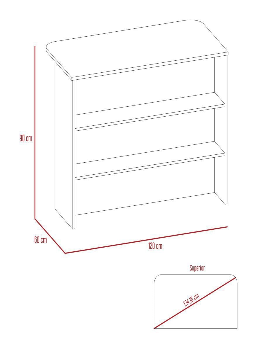 Gabinete Fendi de melamina 7