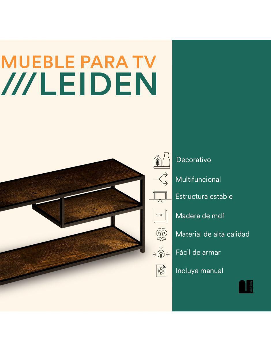 Mueble de tv Triple Repisa de MDF 2