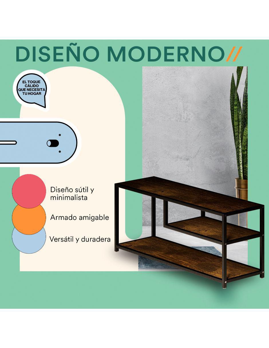 Mueble de tv Triple Repisa de MDF 5