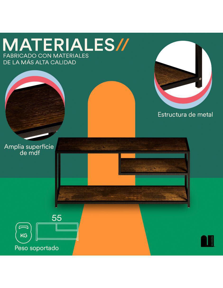 Mueble de tv Triple Repisa de MDF 6
