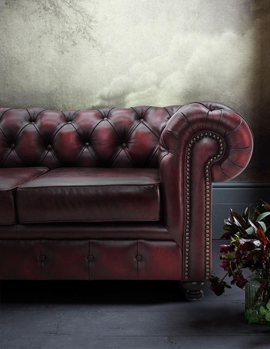 Sofá Chesterfield de piel 4