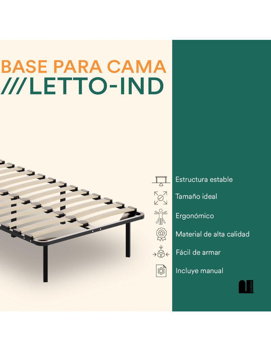 Base para cama de madera poplar 2