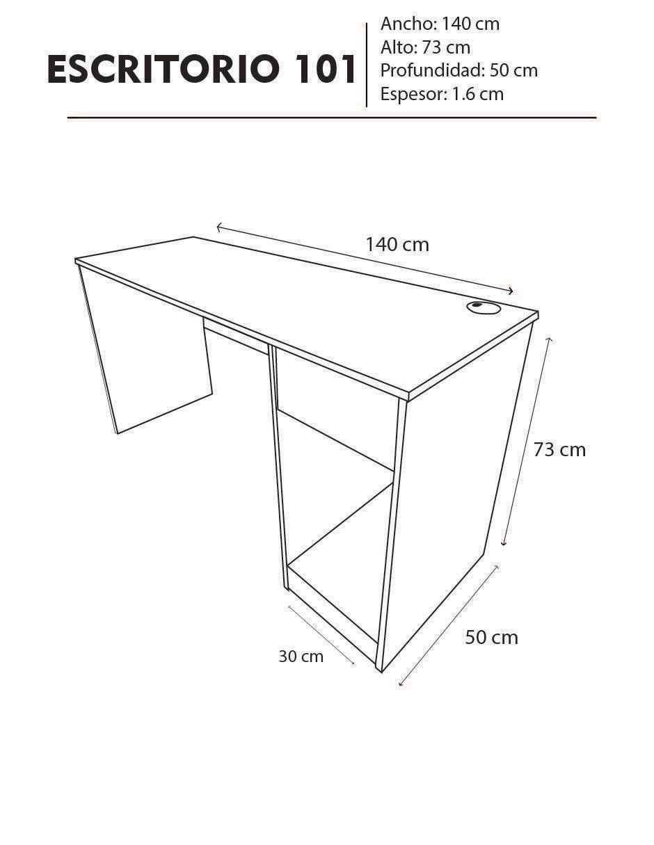 Escritorio de MDF 2