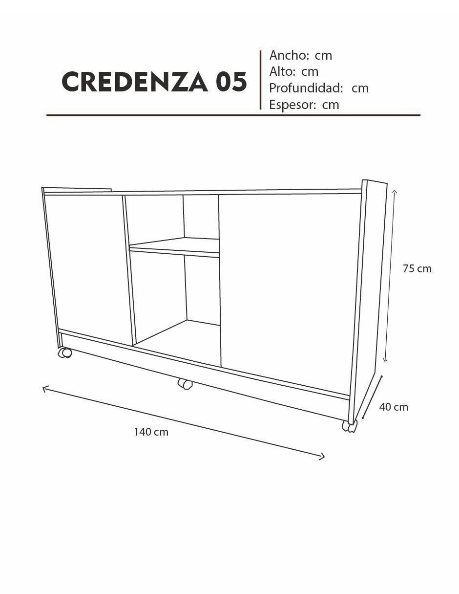 Credenza de MDF 6