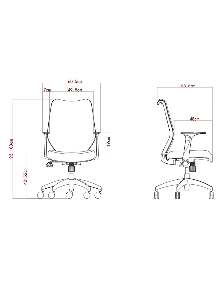 Silla escritorio Pareli 10
