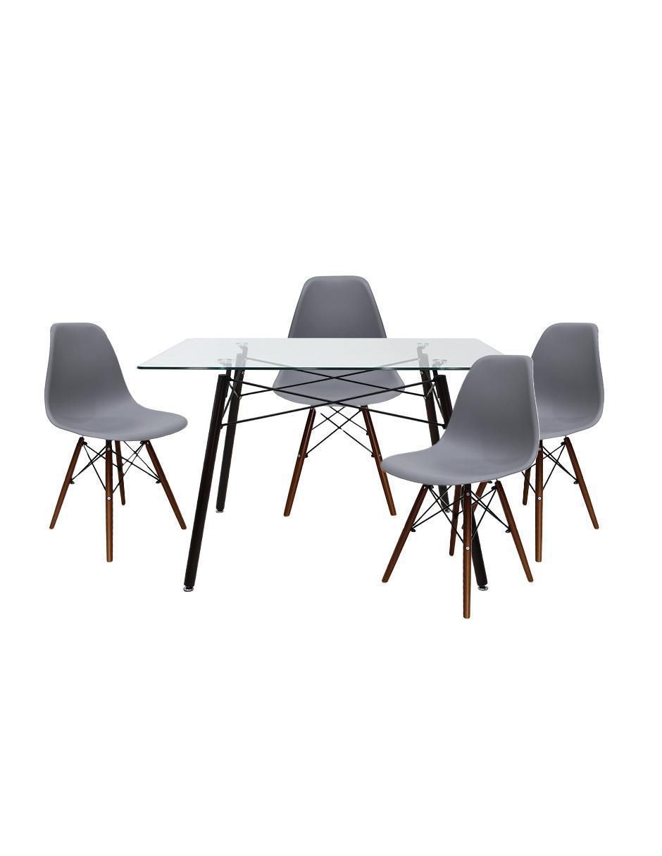 Comedor Oslo para 4 personas de cristal Comedor Oslo para 4 personas de cristal