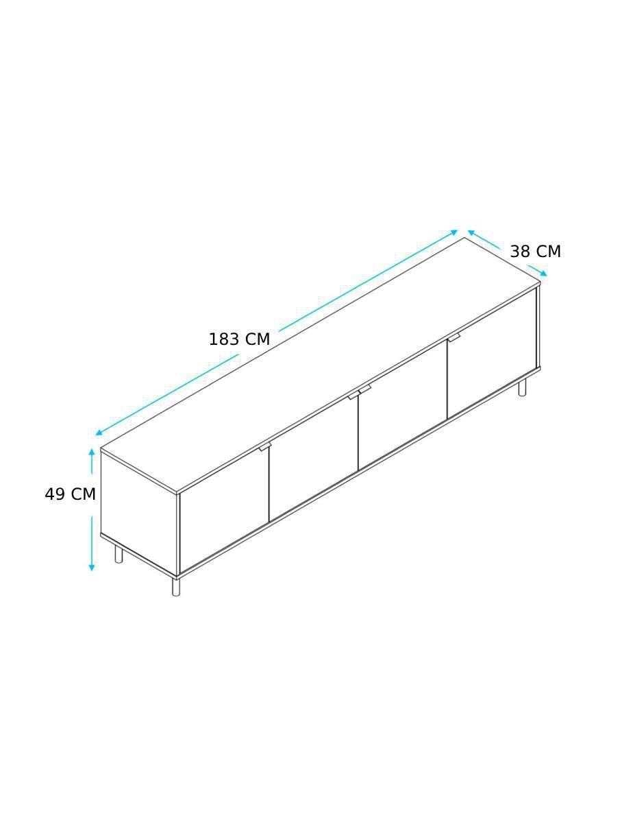 Mueble de tv Brv de madera 4