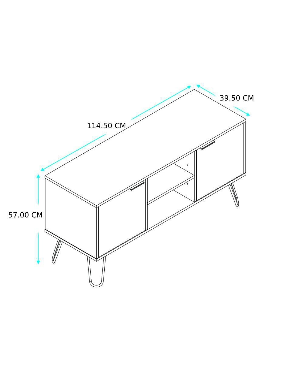 Mueble de tv Midtown de madera 5