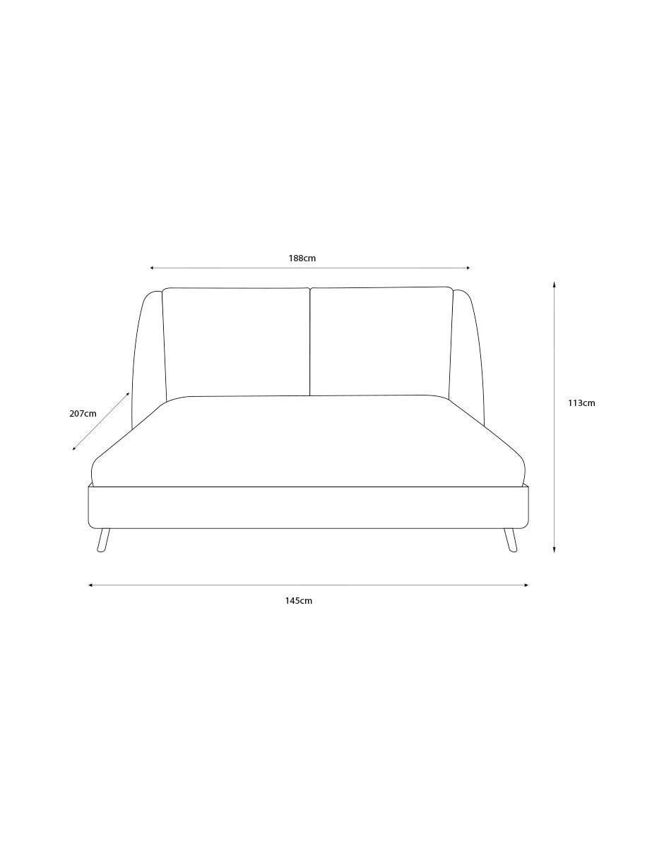 Cama Brent de madera pino 6