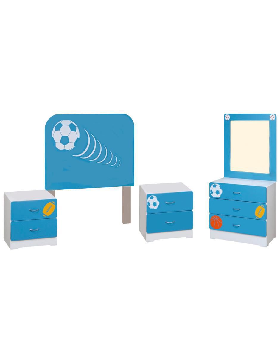 Set Recámara Sport de MDF