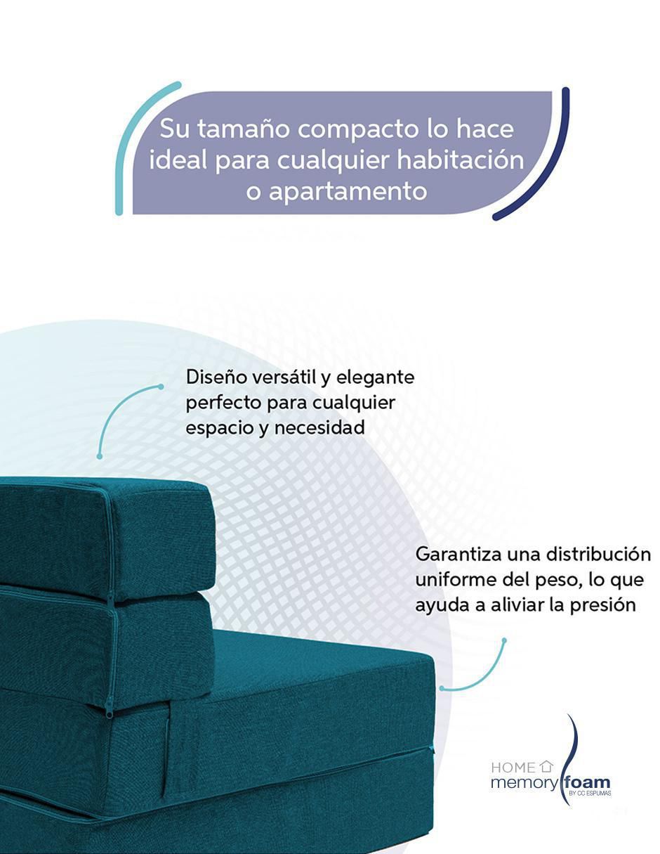 Sofá cama Cozy de poliéster 4