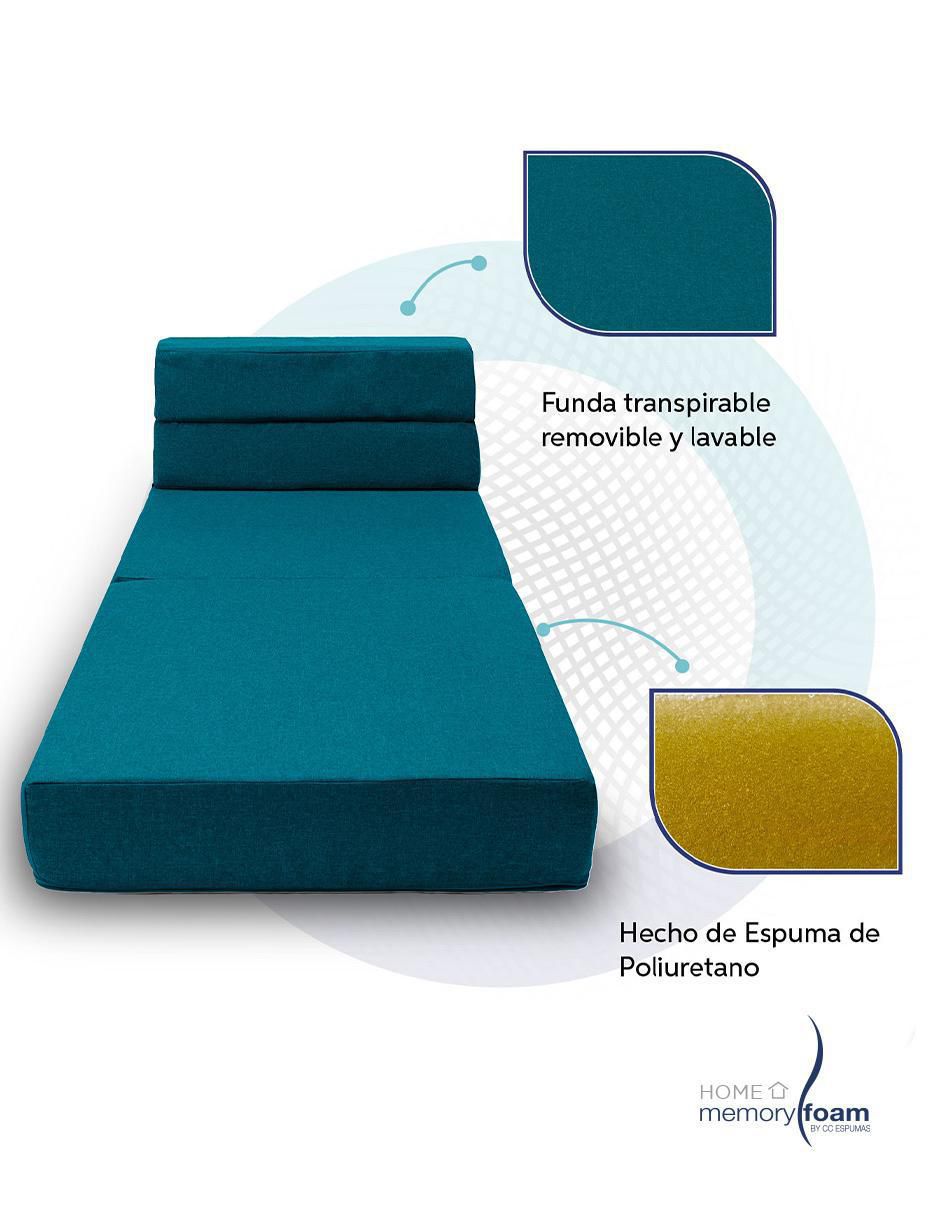 Sofá cama Cozy de poliéster 5