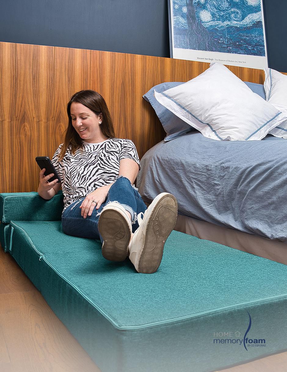 Sofá cama Cozy de poliéster 7